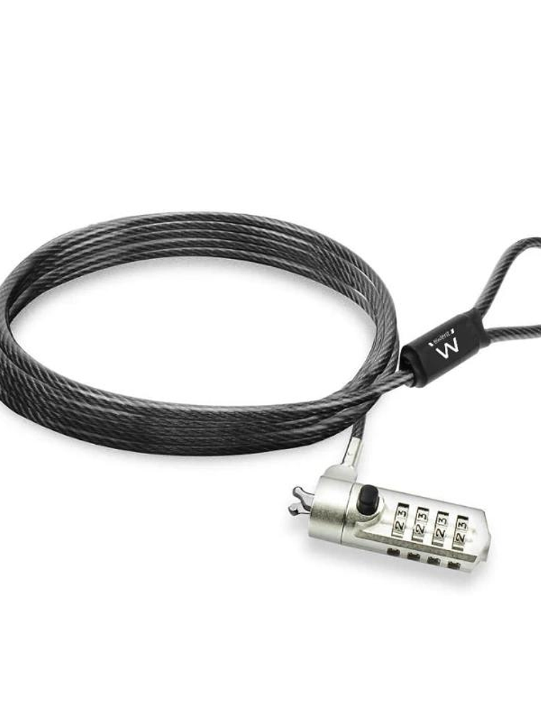 EWENT CANDADO PARA PORTÁTIL CON COMBINACIÓN WEDGE 1