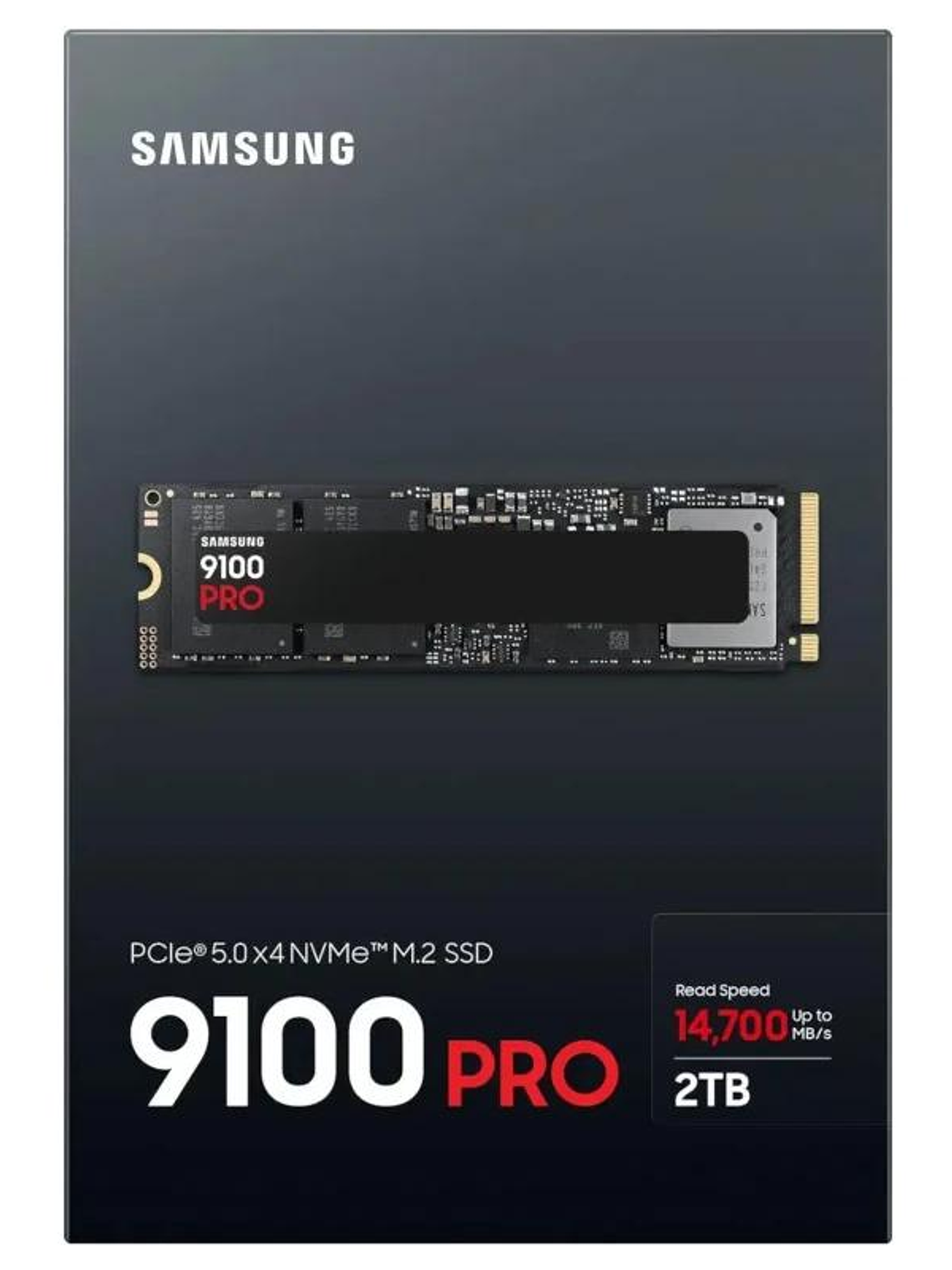 Samsung 9100 PRO SSD 2TB PCIe 5.0 14700 MB-s 4
