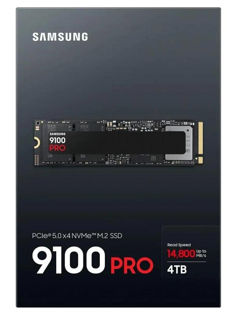 Samsung 9100 PRO SSD 4TB PCIe 5.0 14800 MB-s 4