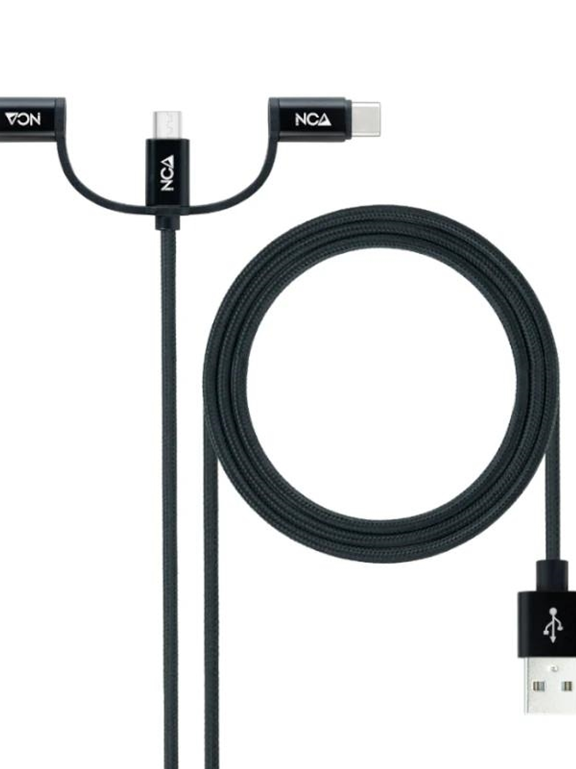 Nanocable Cable USB a USB-C/Micro USB/ Lighthning 1