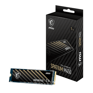 MSI SSD Spatium M450 1Tb PCIe 4.0 NVMe 3400 Mb-s
