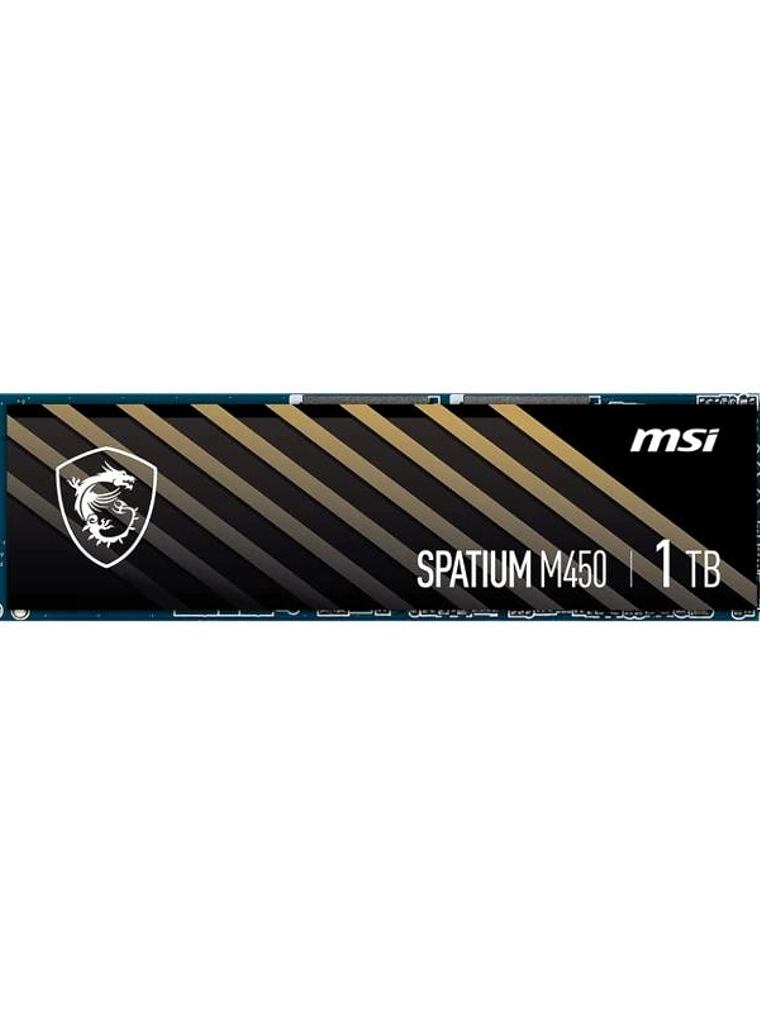 MSI SSD Spatium M450 1Tb PCIe 4.0 NVMe 3400 Mb-s 2