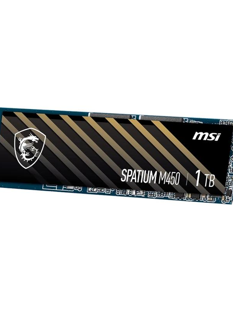 MSI SSD Spatium M450 1Tb PCIe 4.0 NVMe 3400 Mb-s 4