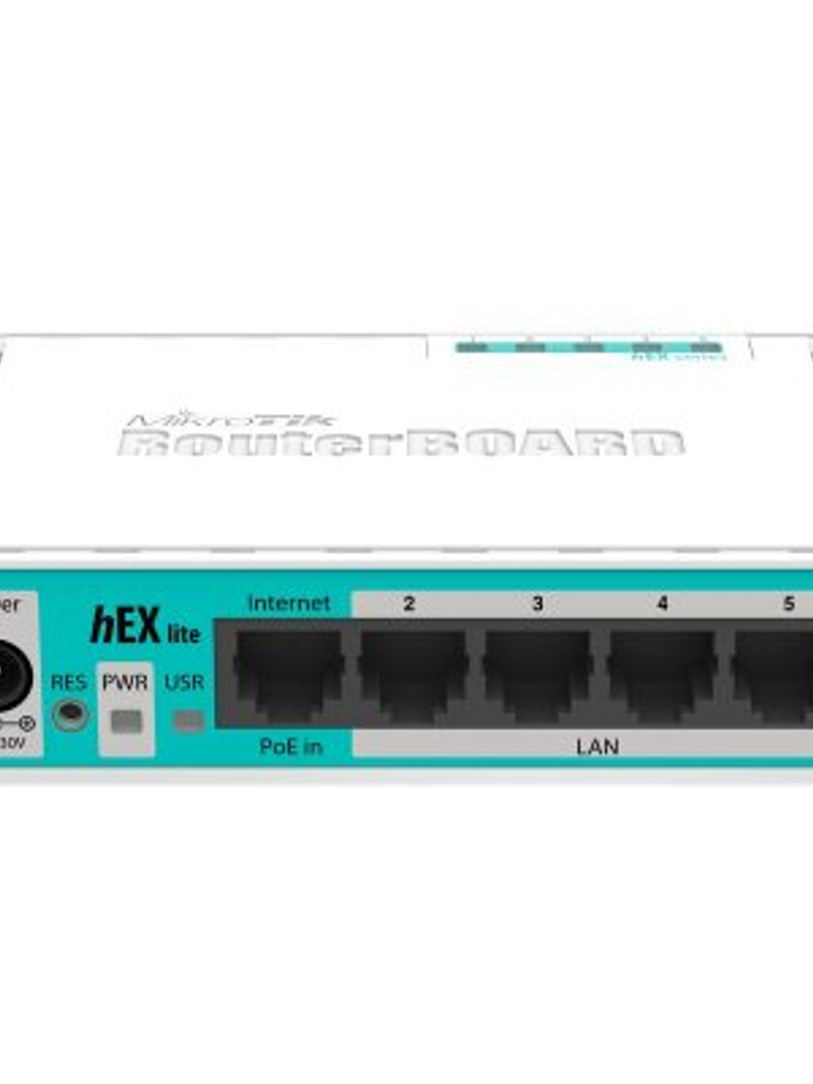 MikroTik RB750r2 hEX lite Router 5x10/100 L4 2