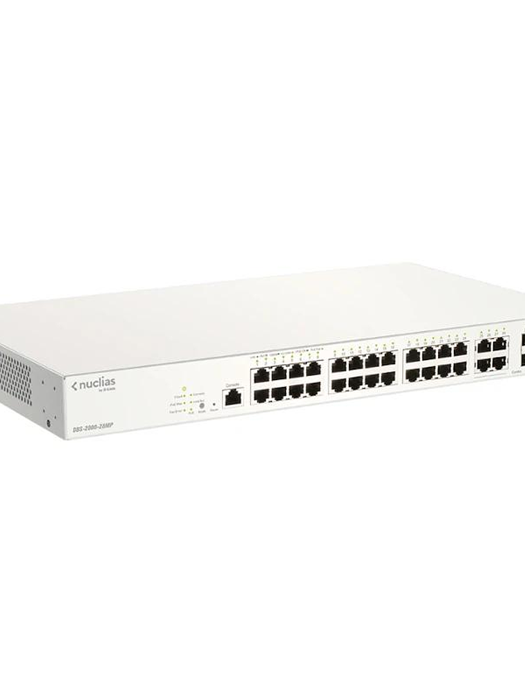 D-Link DBS-2000-28MP/E 28xGb PoE+ Switch 370W 1Y 2