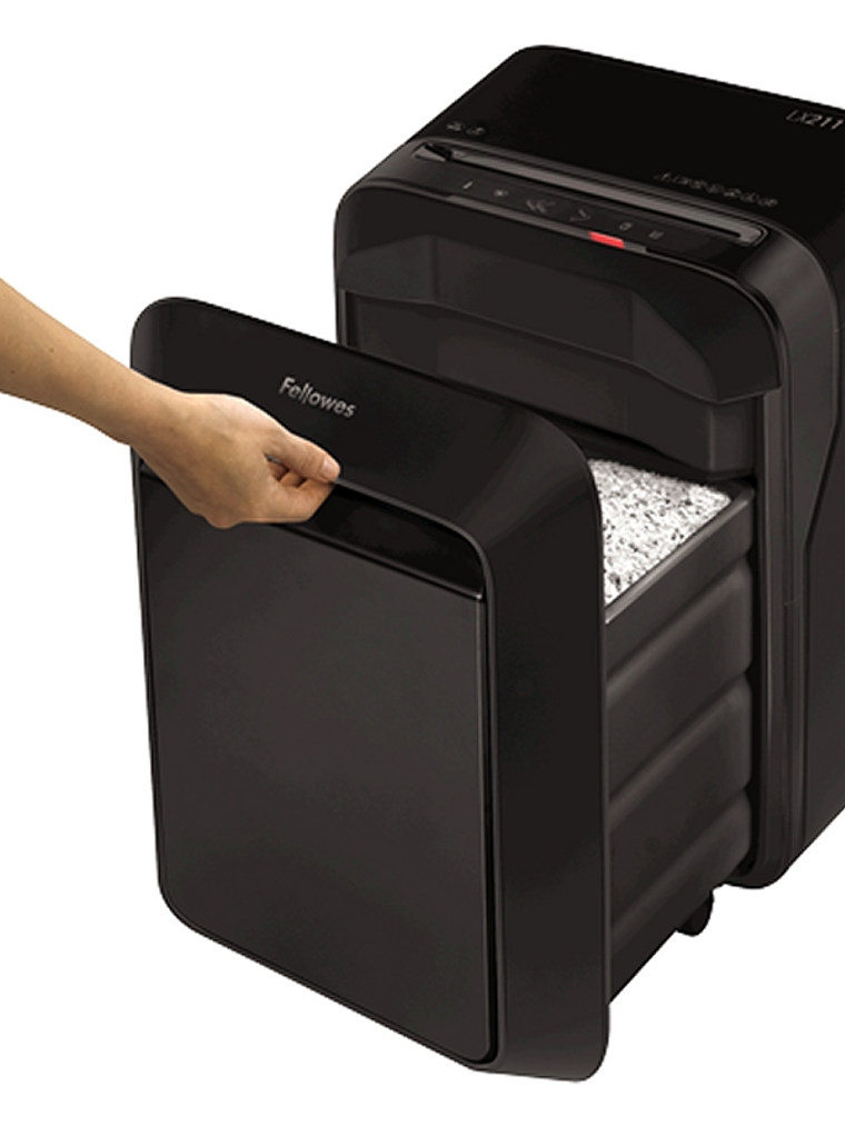 Fellowes Destructora LX211 Negra microcort  2x12mm 3
