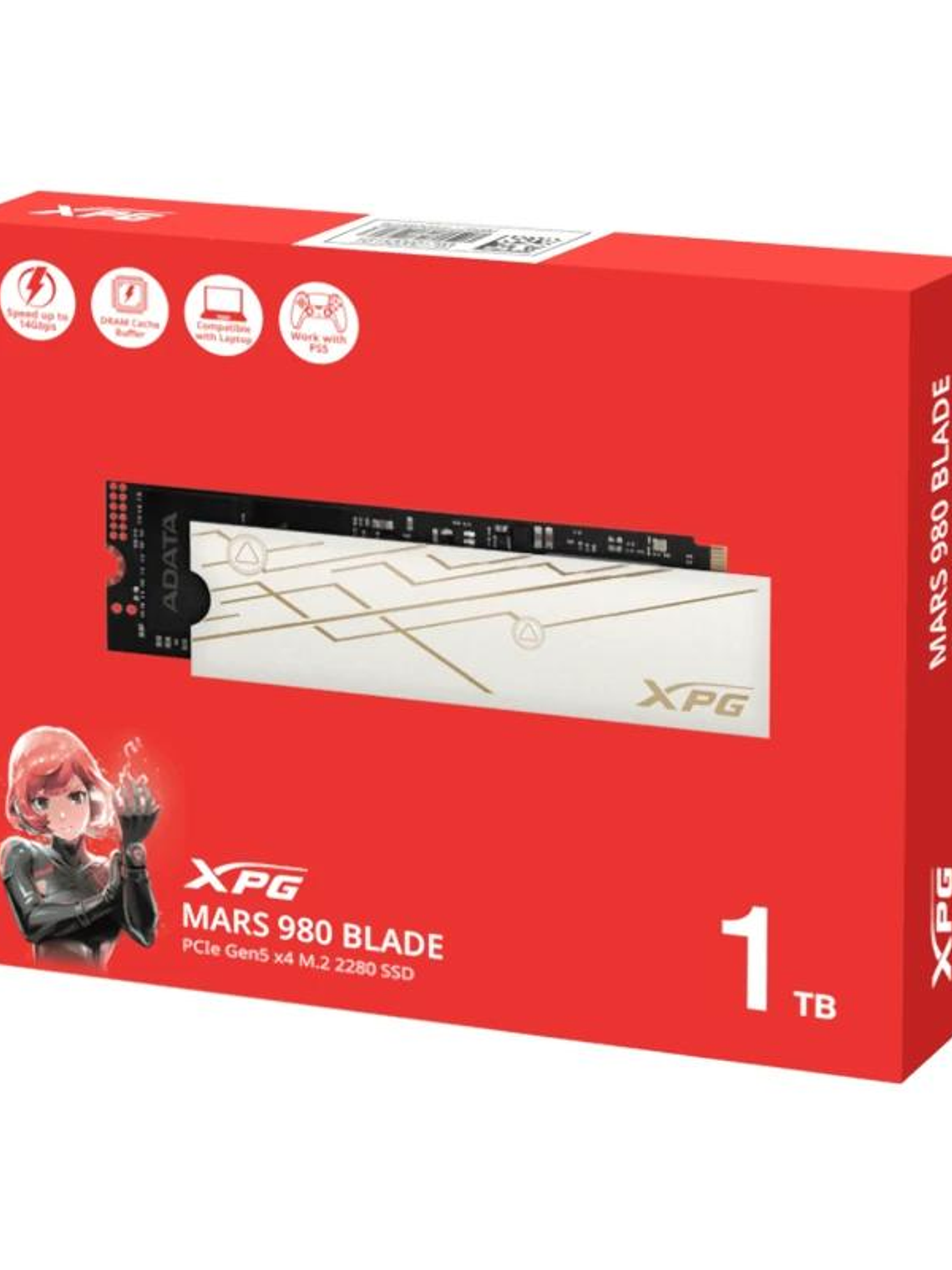 ADATA SSD MARS 980 BLADE 1Tb Gen5 x4 14.000 MB-s 4