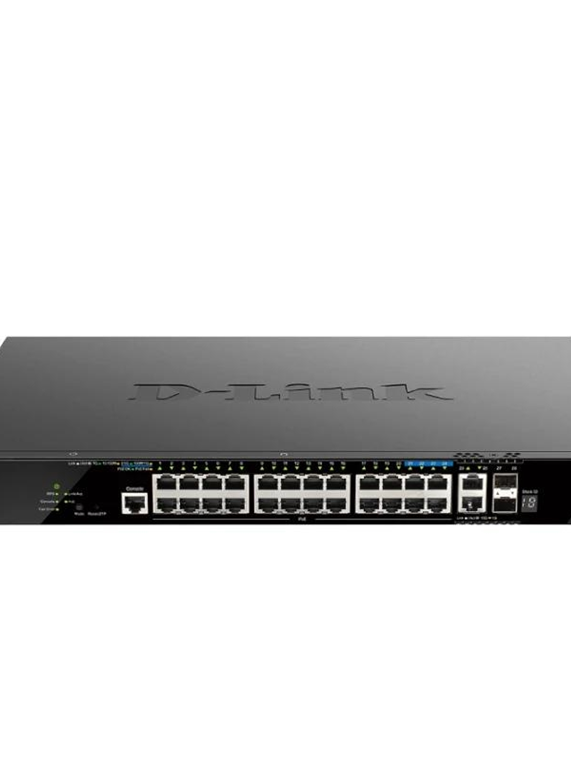 D-Link DGS-1520-28MP/E Switch 20xGbE PoE 2x10 SFP+ 1