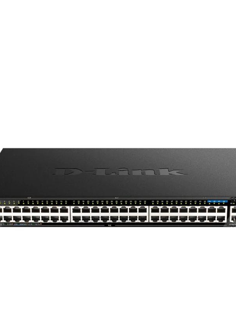 D-Link DGS-1520-52MP/E Switch 44xGbE PoE 2x10 SFP+ 1