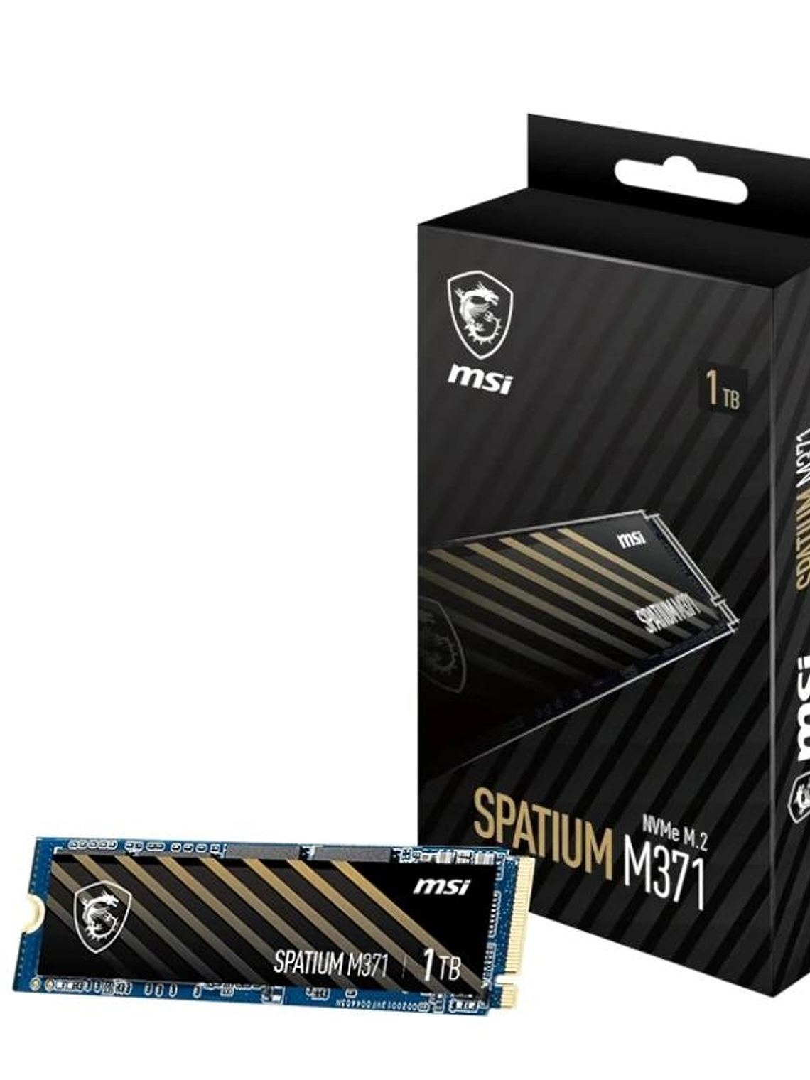 MSI SSD Spatium M371 1Tb PCIe 3.0 NVMe 2350 Mb-s 1