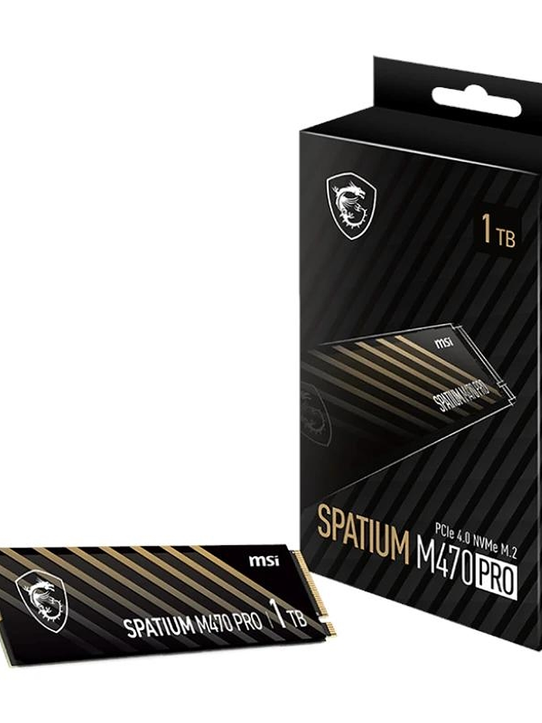 MSI SSD Spatium M470 Pro 1Tb PCIe 4.0 NVMe 6000Mbs 1
