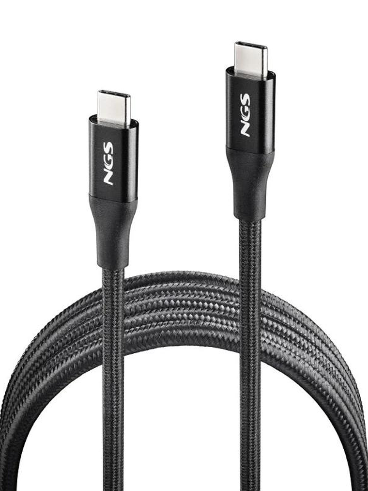 NGS CABLE CARGA RAPIDA USB A-USB-C 2.0 1MT 40GBPS 2