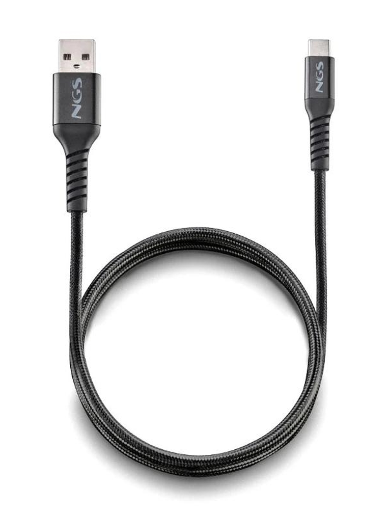 NGS CABLE CARGA RAPIDA USB A-USB-C 2.0 1MT 480BPS 1