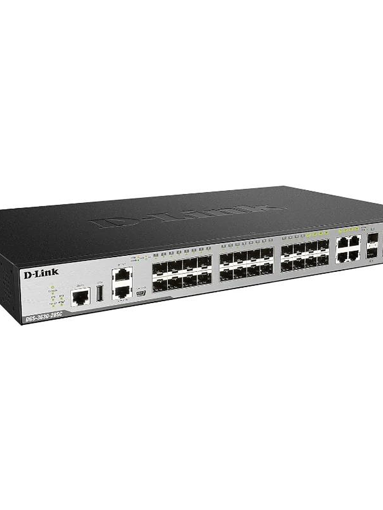 D-Link DGS-3630-28SC/SI Switch L3 24xSFP 4x10GbE 2