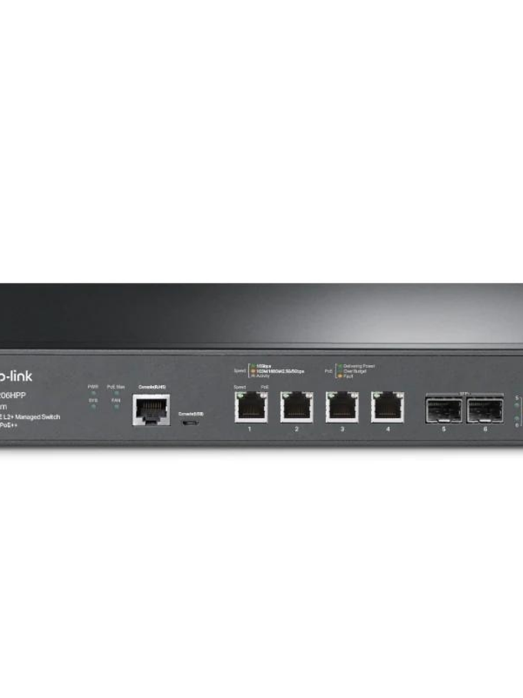 TP-Link SX3206HPP Switch 4x10G PoE++ 2x10Gb SFP 1