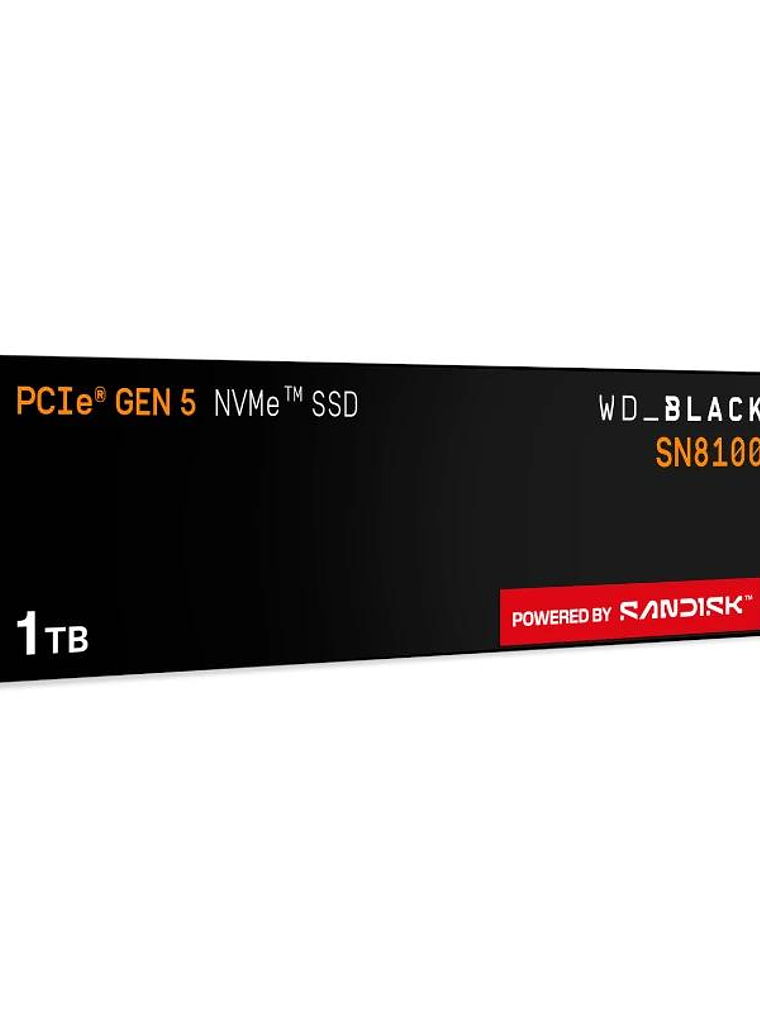WD Black SN8100 SSD 1TB PCIe Gen5x4 14900 MB-s 3