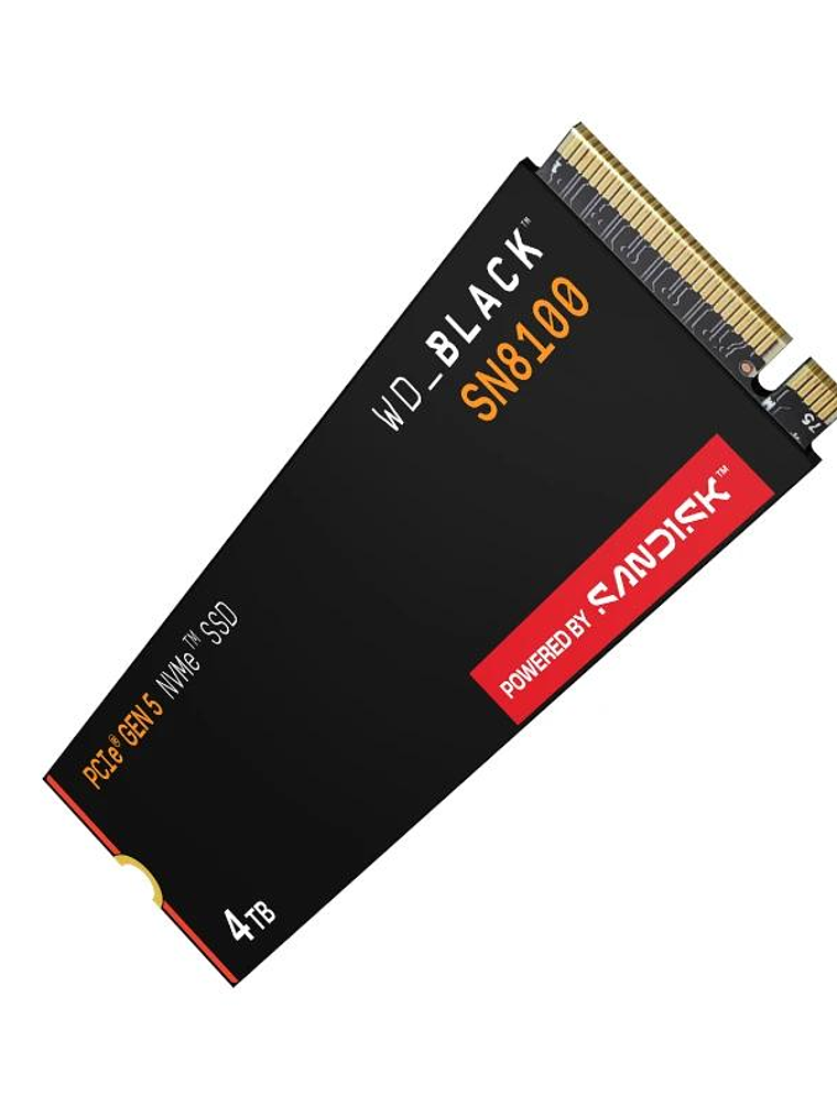 WD Black SN8100 SSD 4TB PCIe Gen5x4 14900 MB-s 2