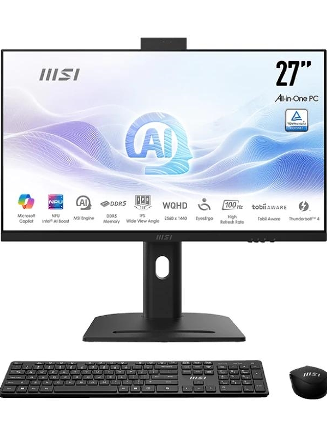 MSI AM273QP AI-051ES U7-155H 32GB 1TB W11P 27