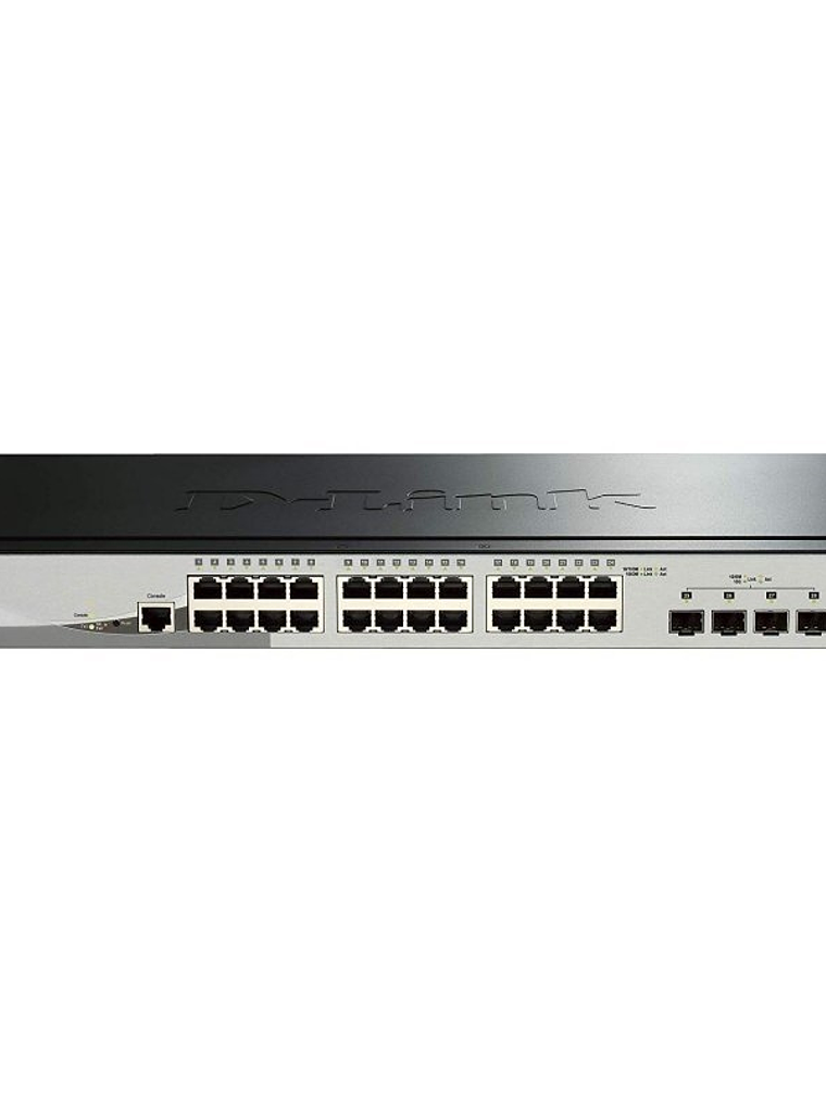 D-Link DGS-1510-28X/E Switch L2 24xGB 4x10Gb SFP+ 1