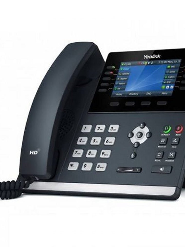 YEALINK SIP-T46U 16 cuentas, CON PoE 2