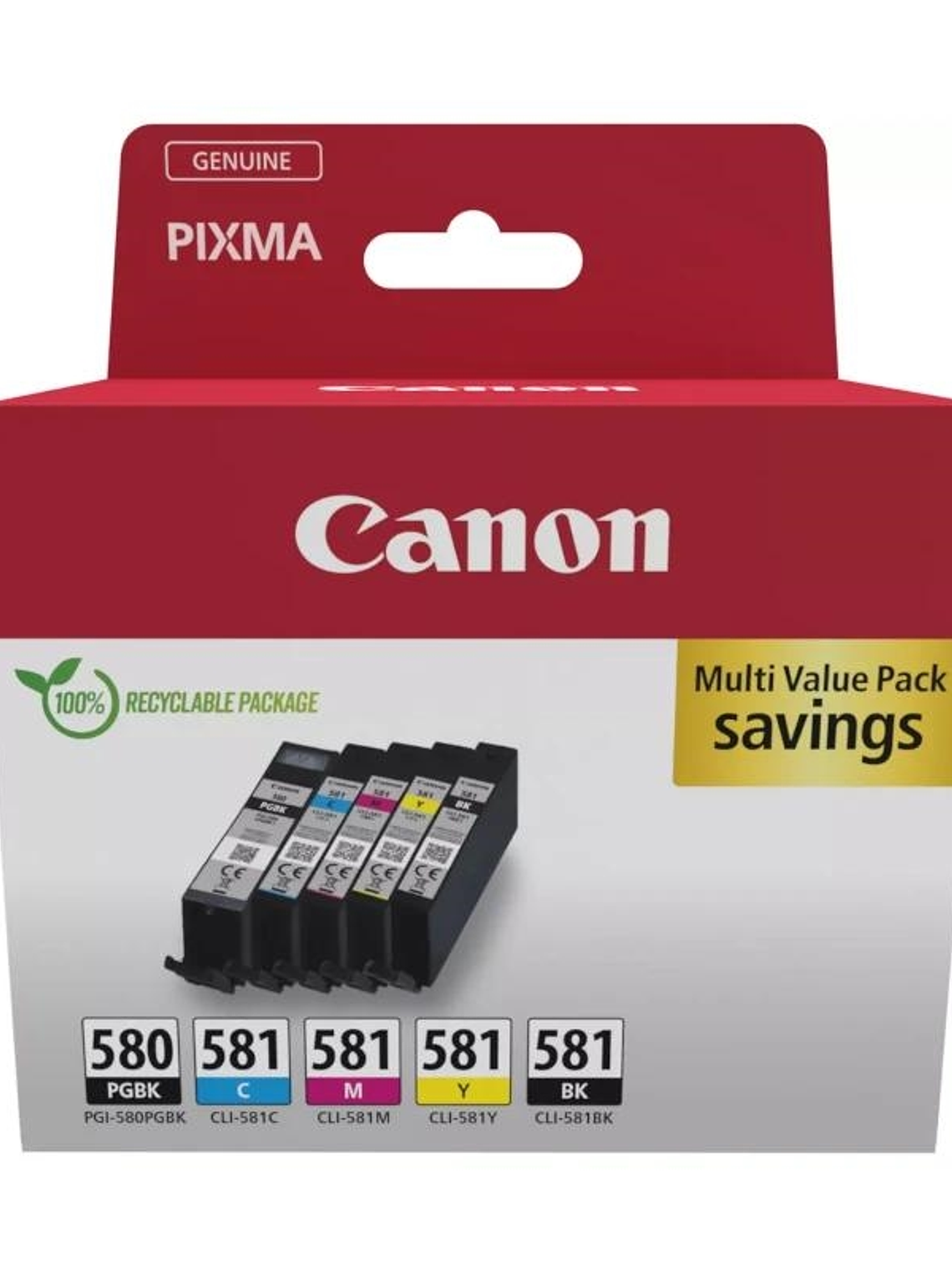 Canon Cartucho Multipack PGI-580/CLI-581 1