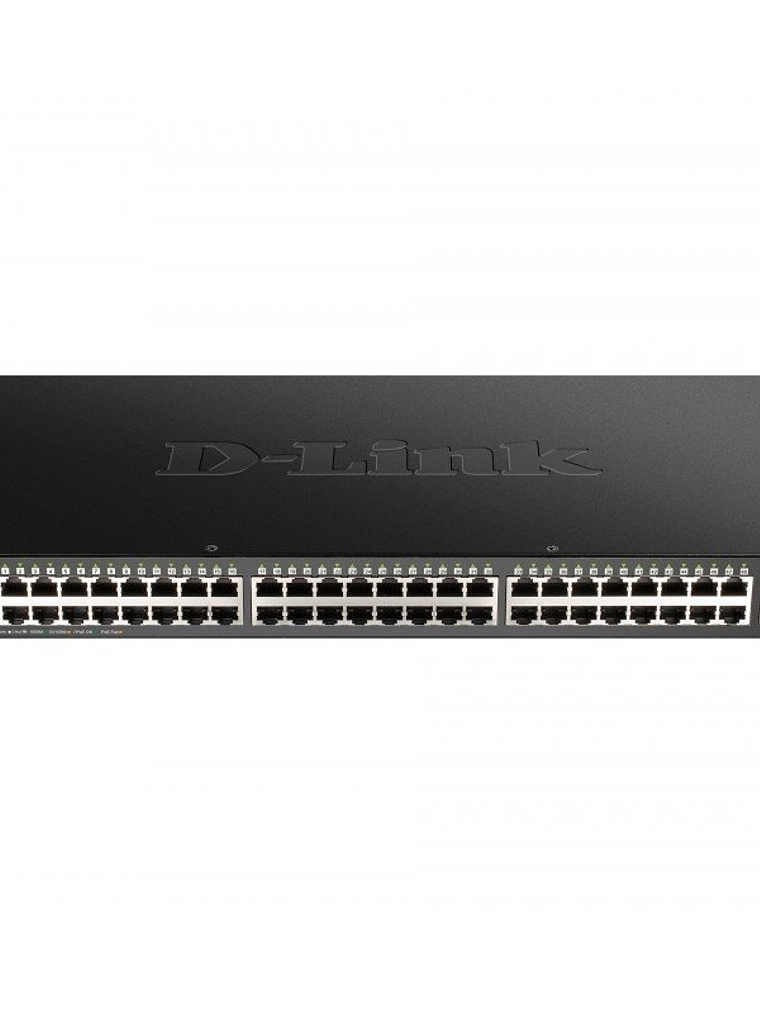 D-Link DGS-1250-52XMP/E Switch 48xG PoE+4x10G SFP+ 1