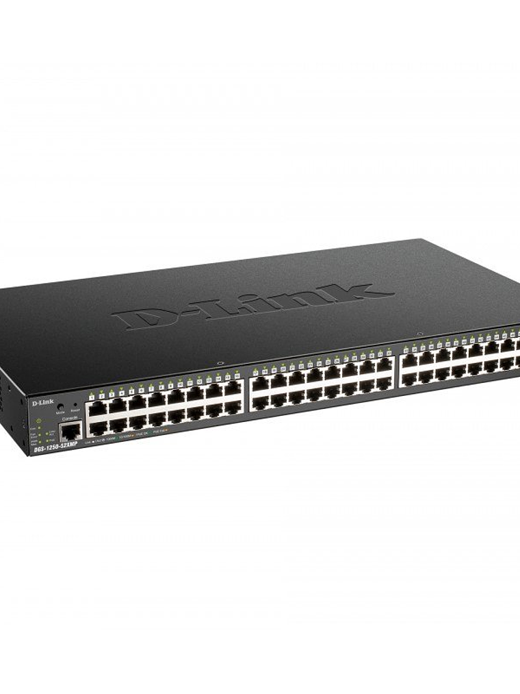 D-Link DGS-1250-52XMP/E Switch 48xG PoE+4x10G SFP+ 2