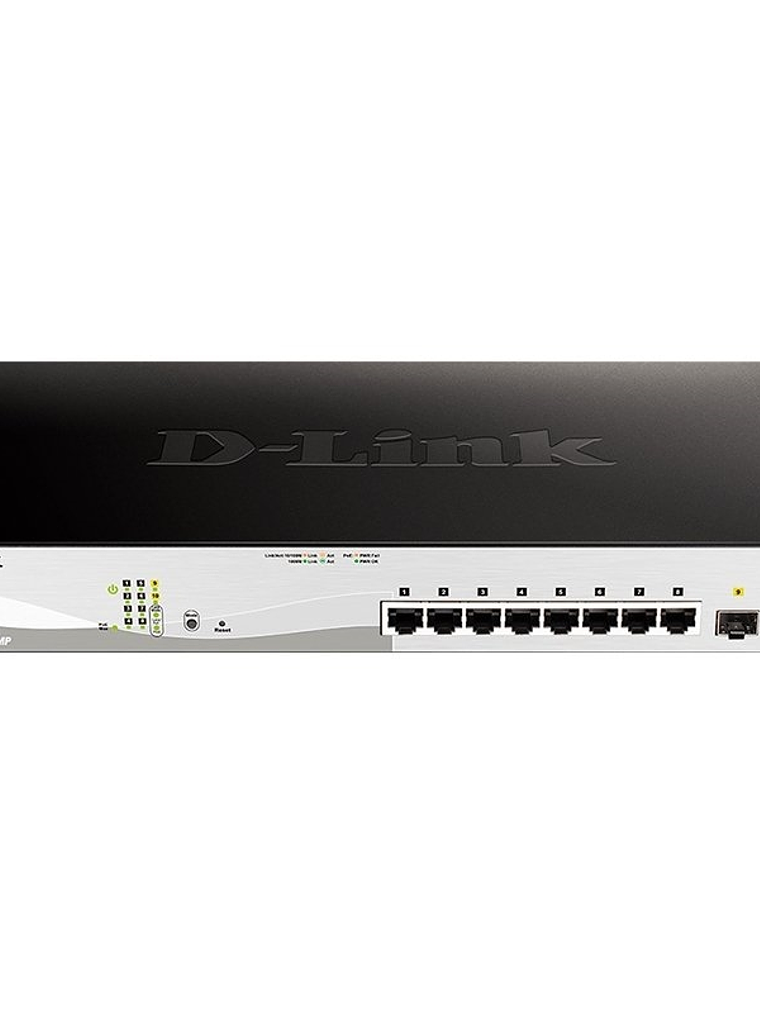 D-Link DGS-1210-10MP/E Switch 10Gb PoE+ 2xSFP 130W 1