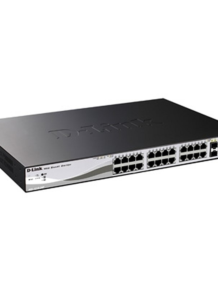 D-Link DGS-1210-28P/E Switch 24xGb PoE 4xSFP Combo 1