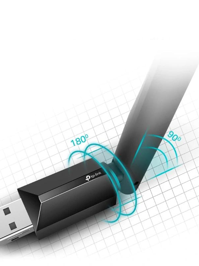 TP-Link Archer T2U Plus Adaptador WiFi AC600 USB 3