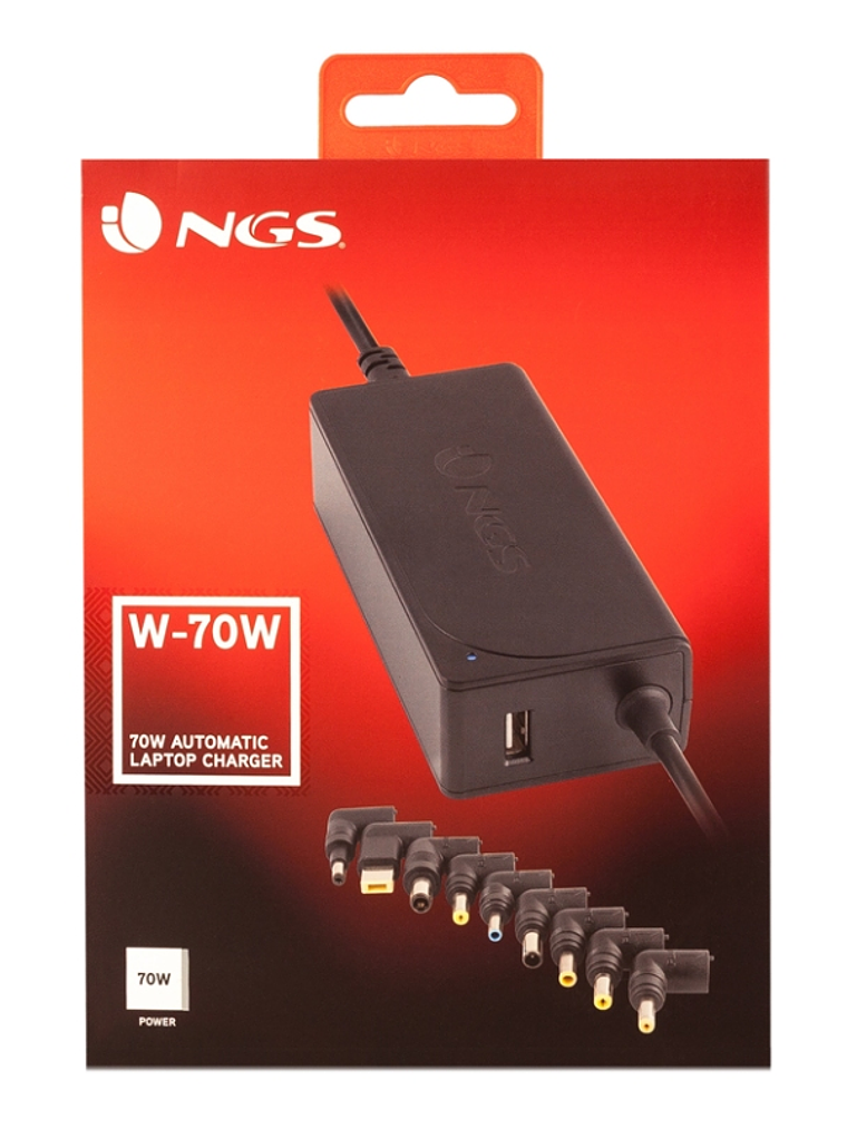 NGS Cargador Portatil Sliml W-70 3