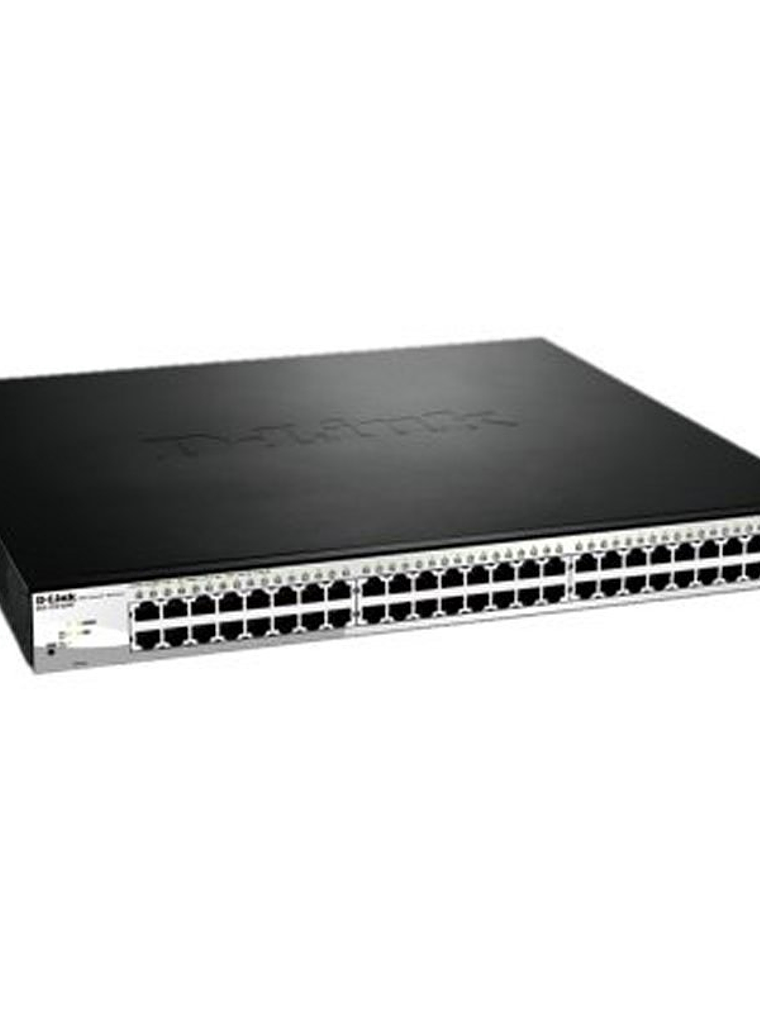 D-Link DGS-1210-52MP/E Switch 48xGb PoE 4xSFP Comb 1