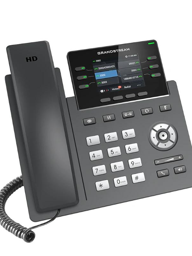 GrandStream IP Phone GRP2613 6 lineas 2xGbE 2