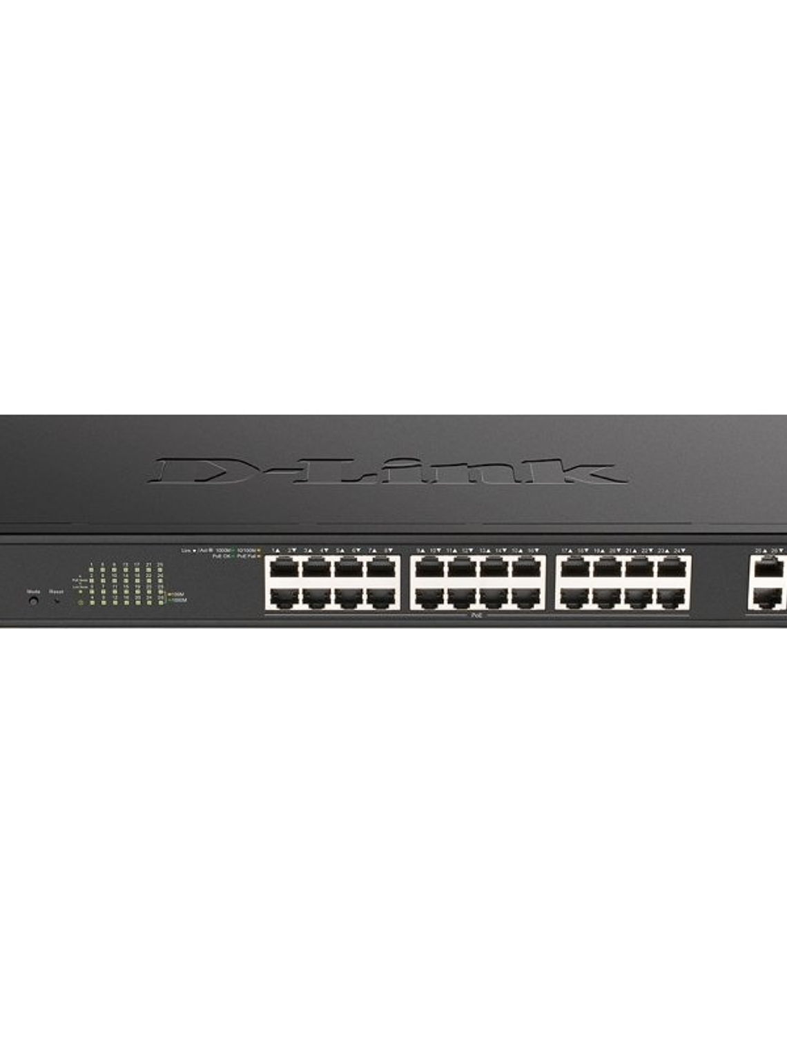 D-Link DGS-1100-26MPV2/E Switch 24xPoE+ 2xSFP Comb 1