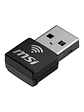 MSI GUAX18N AX1800 WiFi6 USB Nano Adapter - Miniatura 2