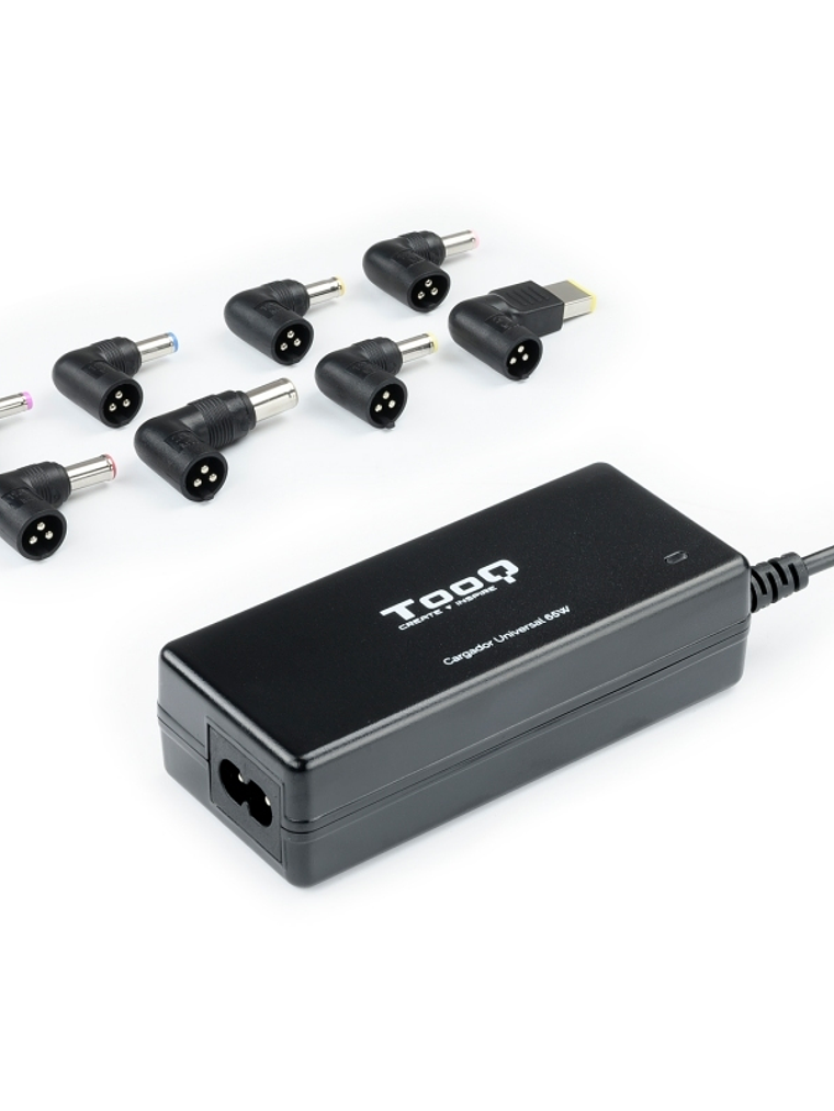 Tooq Cargador portátil 65W 8 Conectores 1
