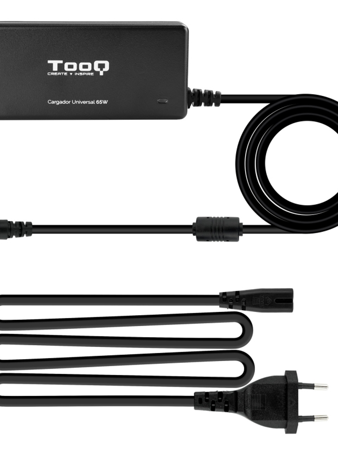 Tooq Cargador portátil 65W 8 Conectores 4