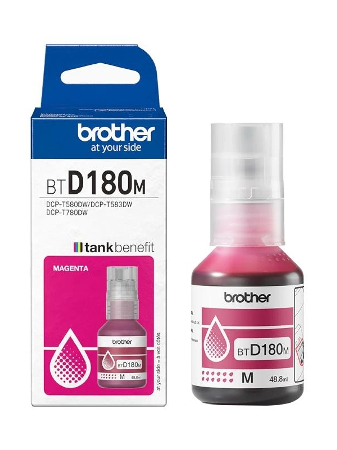 Brother Botella BTD180M Magenta 1
