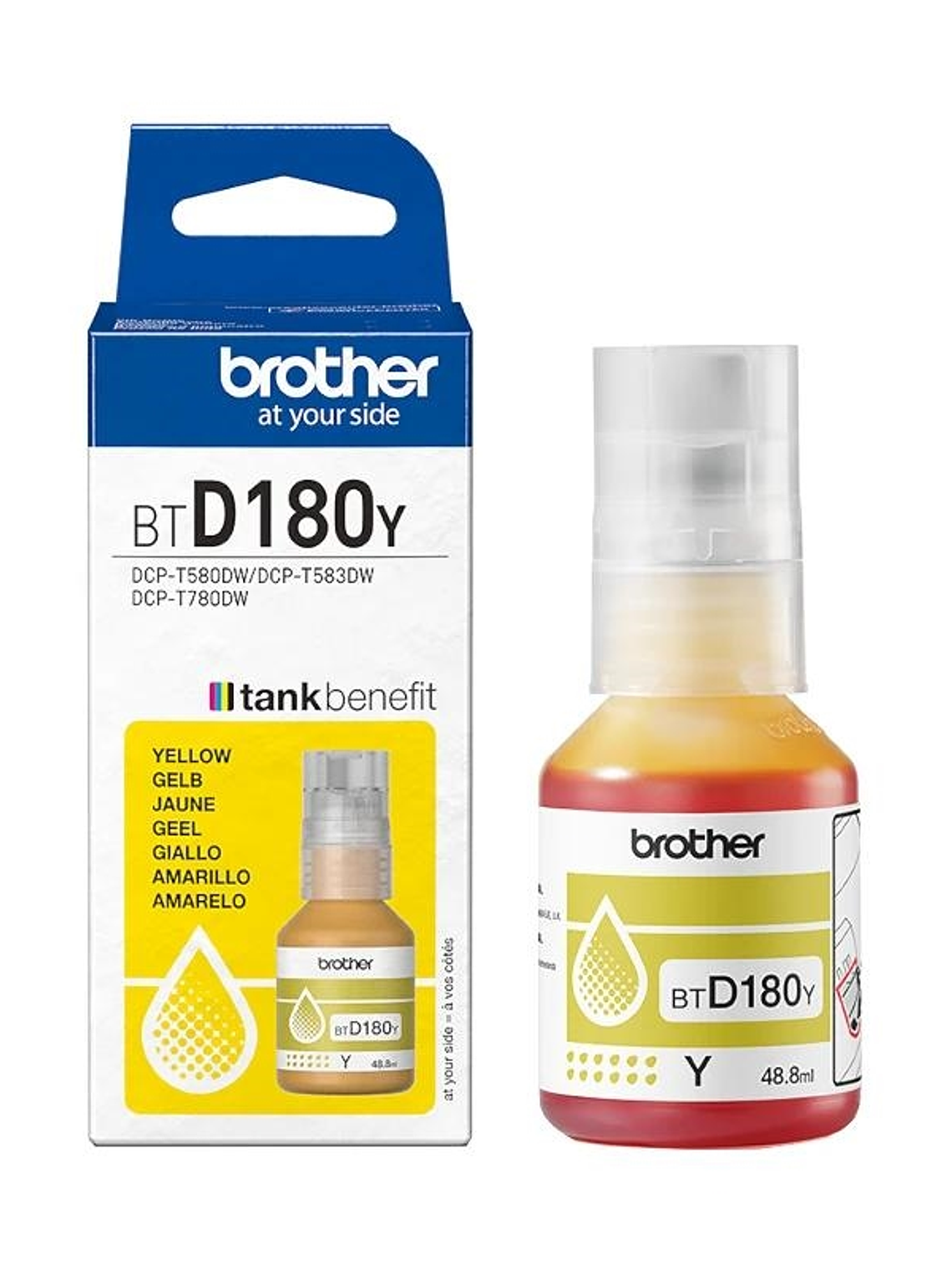Brother Botella BTD180Y Amarillo 1