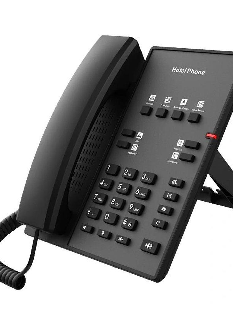 Fanvil H1, teléfono de hotel, 2 teclas de línea 2