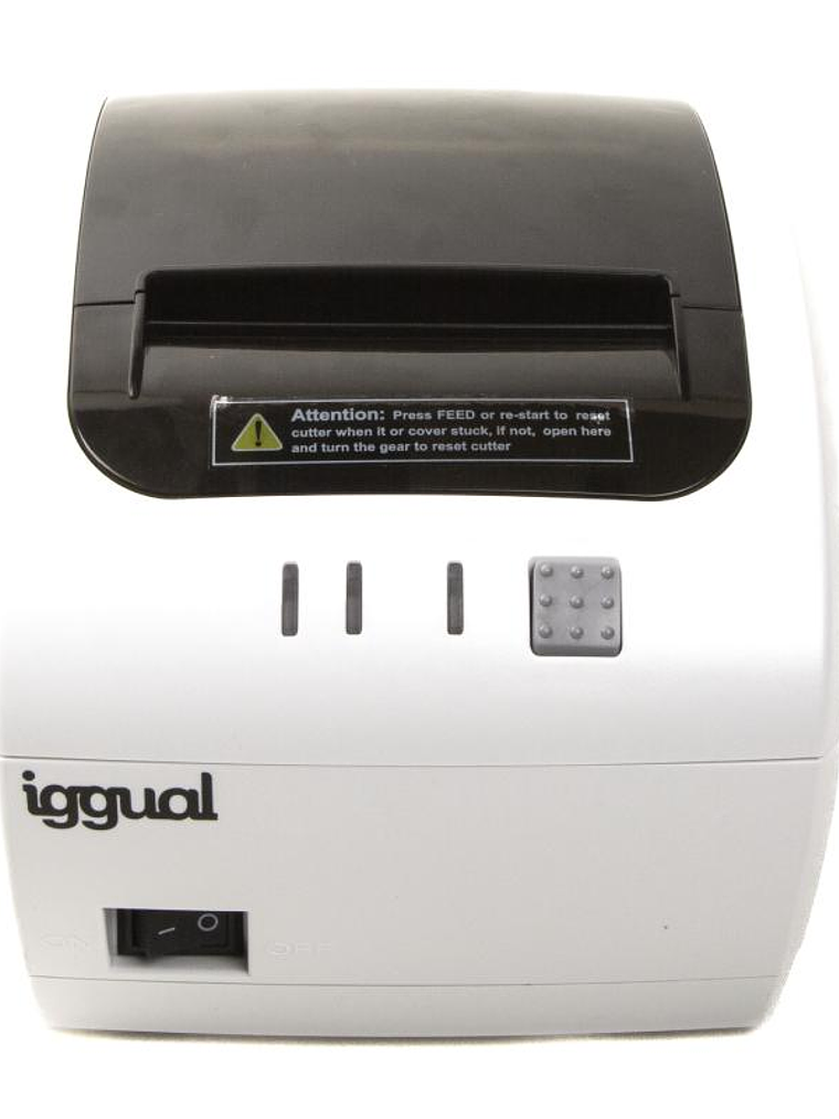 iggual Impresora térmica TP EASY 80W USB+RJ11 blan 3