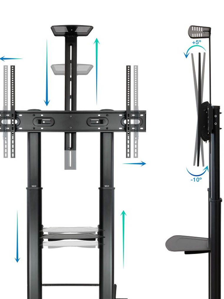 Tooq FS20400HM-B Soporte suelo 60