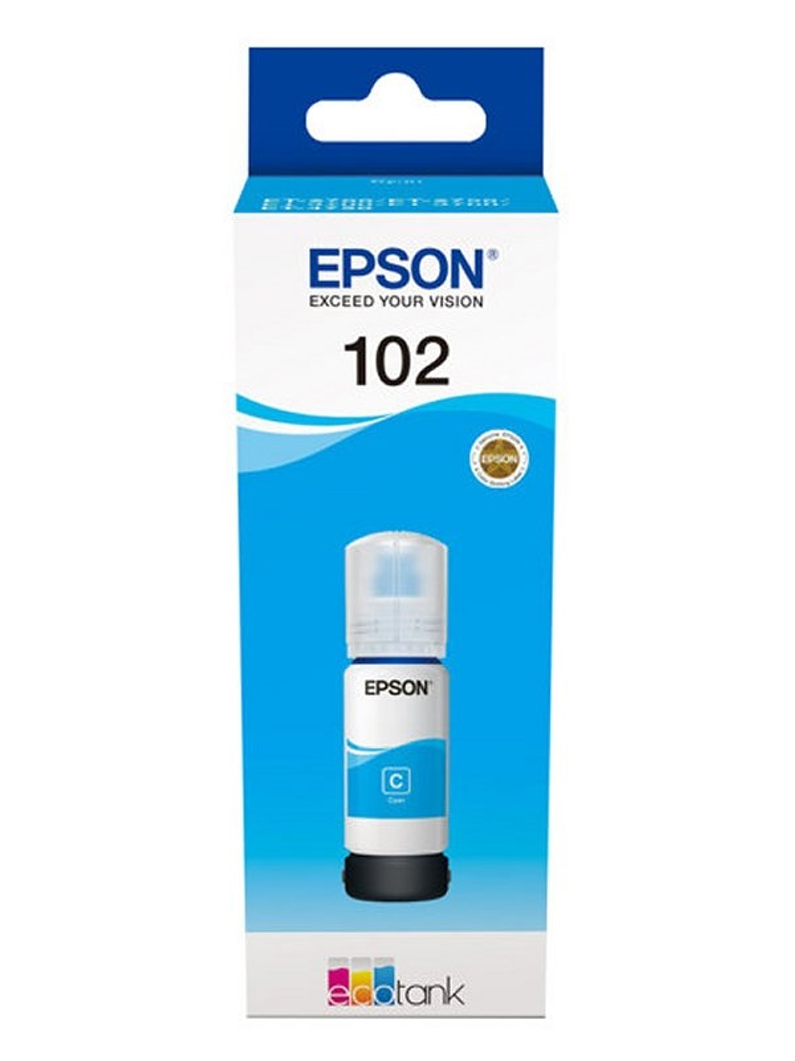 Epson Botella Tinta Ecotank 102 Cyan 1