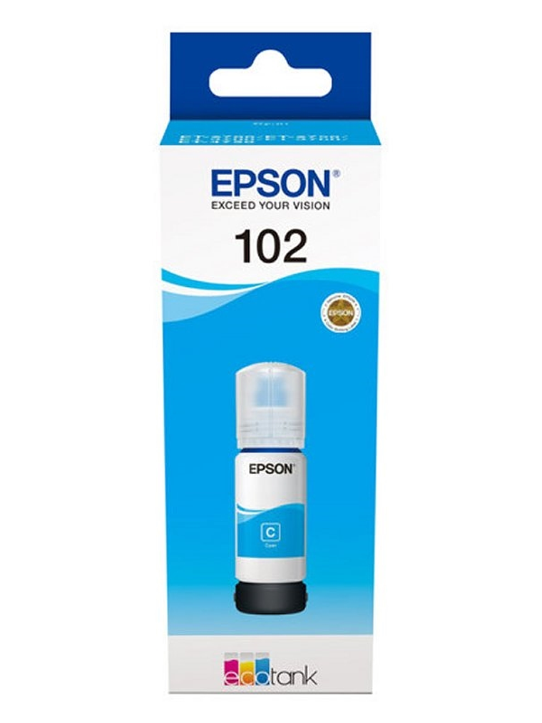 Epson Botella Tinta Ecotank 102 Cyan 1