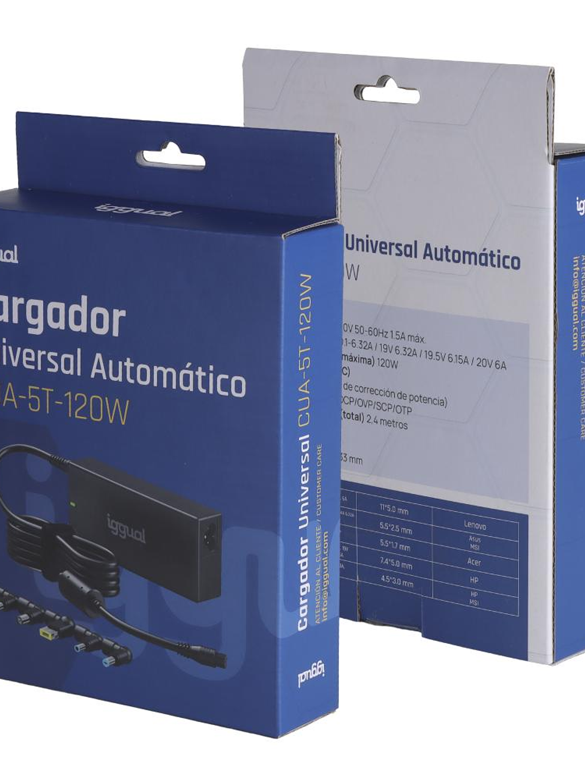 iggual Cargador Universal Automático CUA-5T-120W 2