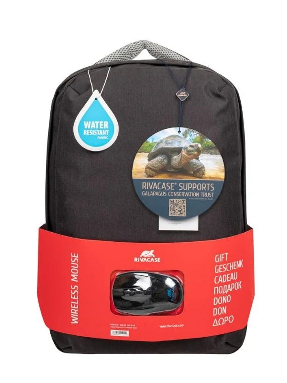 RIVACASE Bundle 7563 Prater 15,6 + Ratón inalámb 1