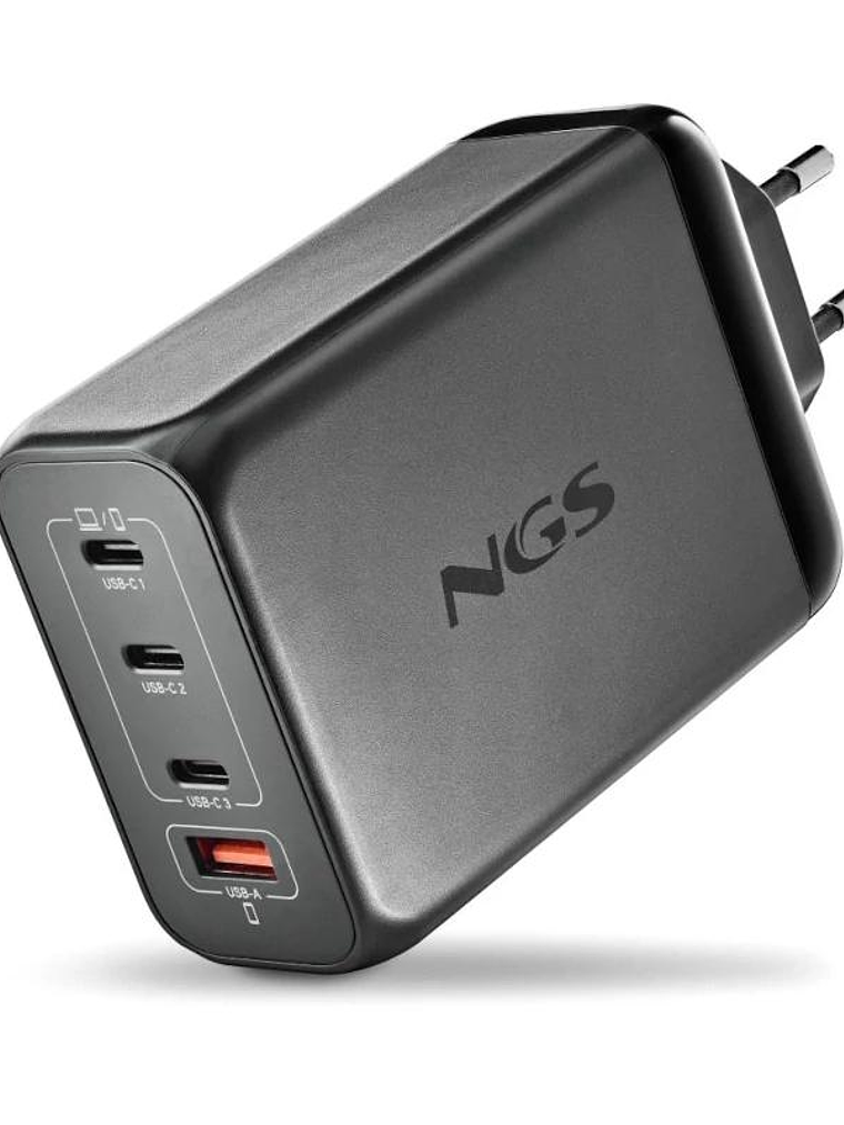 NGS CARGADOR ULTRARAPIDO240W 4 PUERTOS 3USB-C 1 US 1