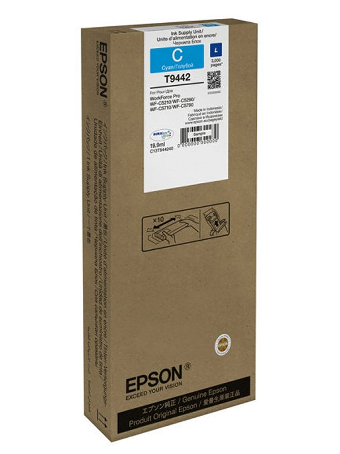 Epson Cartucho T9442 Cyan 2