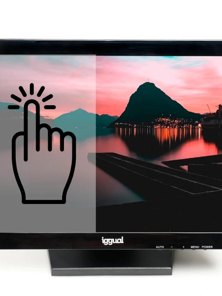 iggual Monitor táctil resistivo 15