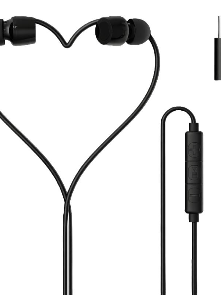 iggual Auriculares tipo C intrauditivos con micro 1